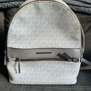 Michael Kors Light Gray Backpack for Women